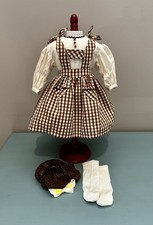 American Girl Pleasant Company Addy s Birthday Pinafore and Snood-Vintage 1996