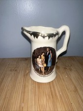 President and Mrs. Lyndon B. Johnson Collectible Ceramic Creamer/Small Pitcher