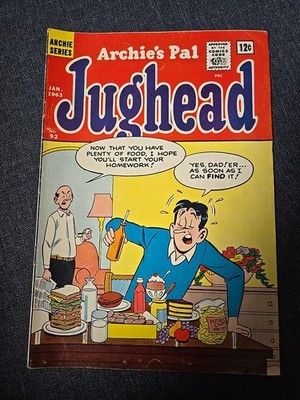 Archie's Pal Jughead #92 1963 VG+ Archie Comics The Boys Run The Choklit Shop