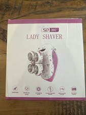 2 IN 1 Electric Wet  Dry Painless Rechargeable Lady Shaver Razor Women 5D 360