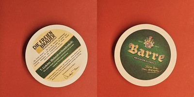 Barre 7. Gelebte Heimatverbundenheit Brauerei Bierdeckel Bier
