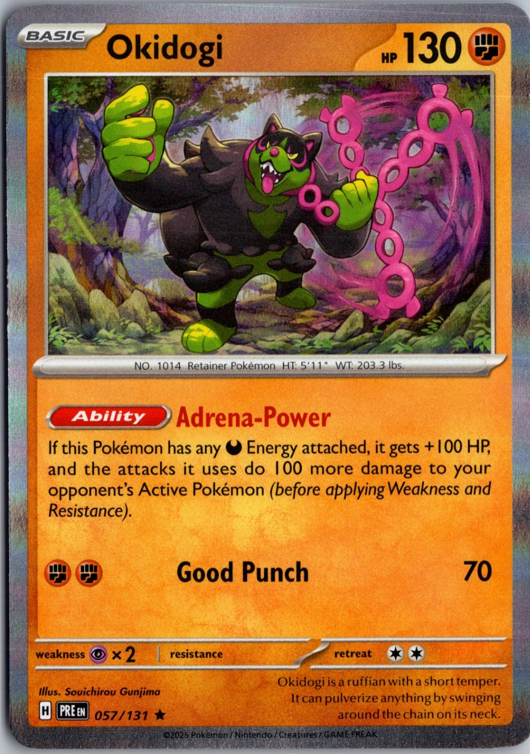 Okidogi Rare SV: Prismatic Evolutions 057/131 NM