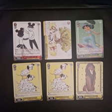 Weiss Schwarz Disney 100 Bundle 18 Cards one duplicate. 
