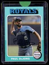 2024 Topps Heritage Aqua Border Paul DeJong Kansas City Royals #540
