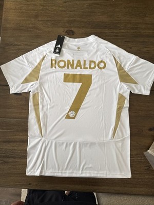 24/25 Al Nassr Third Jersey 3rd Kit Nike NEW Men's Large White and