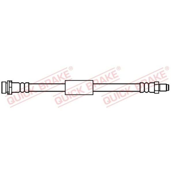 Quick Brake Bremsschlauch Hinten Links Passend FüR Ford Tourneo Transit |-image