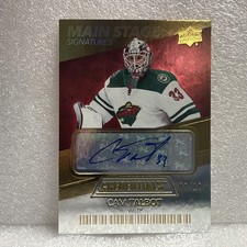 2021-22 Upper Deck Credentials Main Stage Signatures Gold /10 Cam Talbot Auto