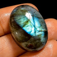 44.5 Ct Natural Labradorite Oval Cabochon Loose Gemstone For Jewelry 27X19X9 mm