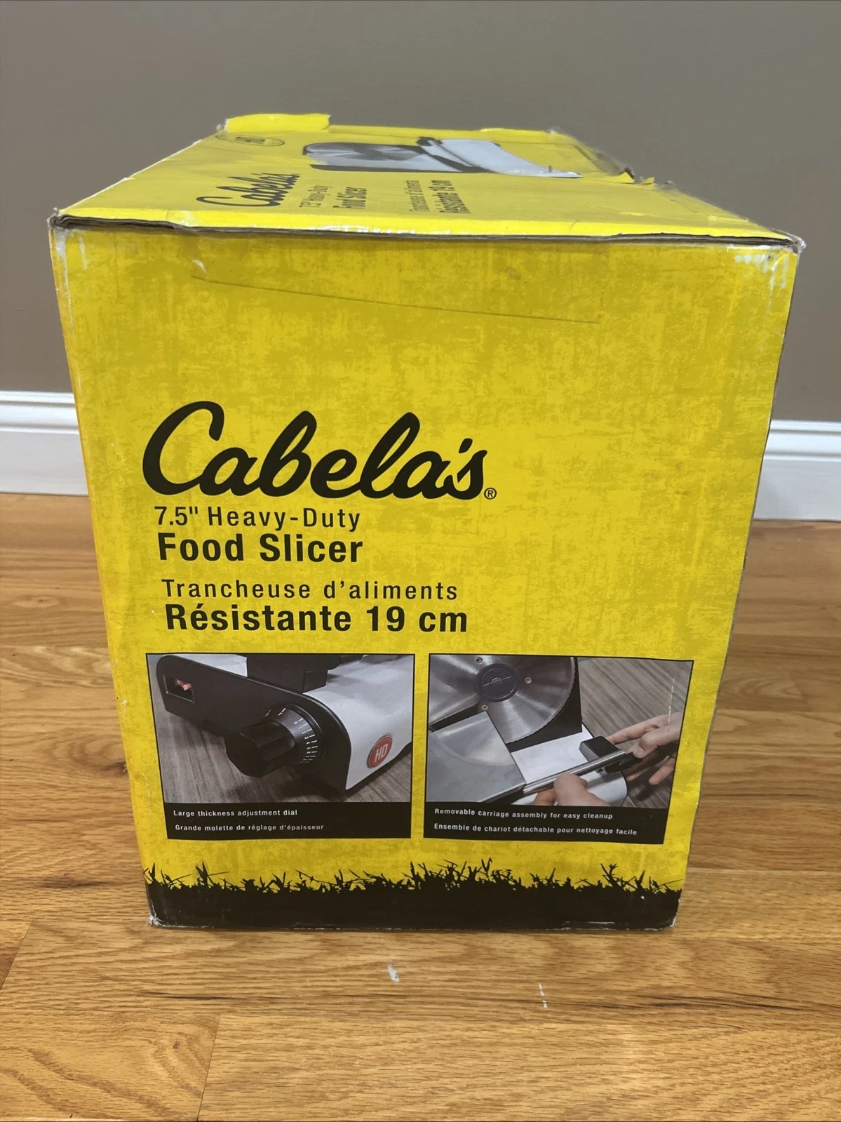 Cabela's HD HEAVY DUTY 7.5" Exclusive Food Slicer 180 Watt NEW - product detail image 11