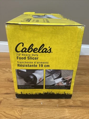Cabela's HD HEAVY DUTY 7.5" Exclusive Food Slicer 180 Watt  NEW image 11