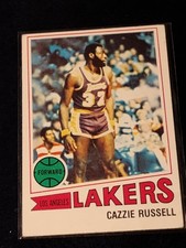 1977-78 Topps Basketball - #59 Cazzie Russell - Los Angeles Lakers VG-EX 