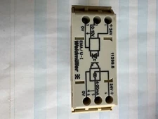 7X WEIDMULLER  112996 / EMA EG3 U-I,  0-10V to 4-20MA SIGNAL CONVERTER