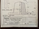 Vanguard Corp VINTAGE ‘70 Polyoid Trioid Bearing Info Letter Burlington Northern — photo 6