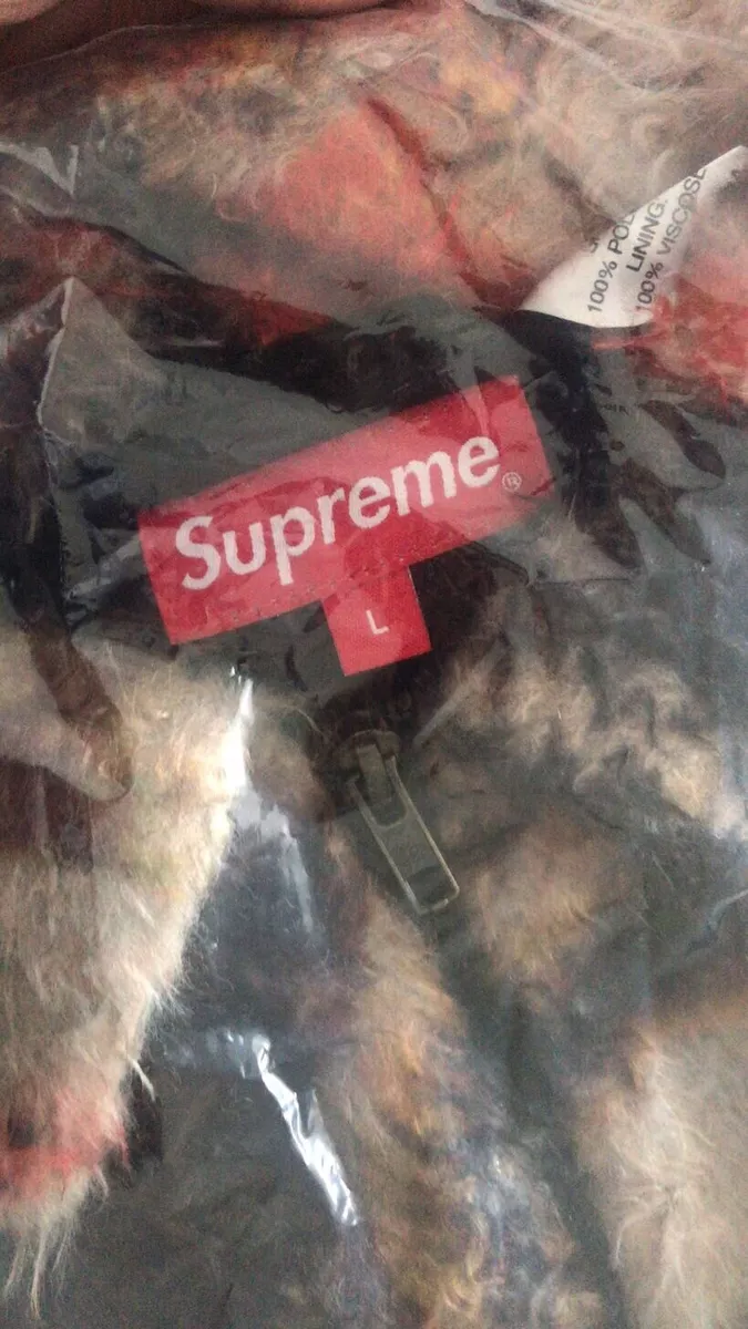 Supreme Ganesh Faux Fur Jacket In Hand Ready To Ship Size Large | eBay