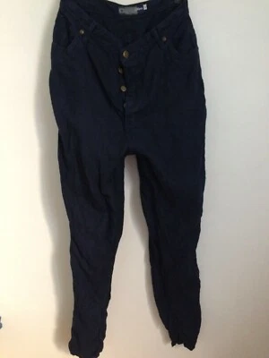 Pantalon d'été Femme 100% Lin Marque Pôles Taille 42 - Photo 1/4