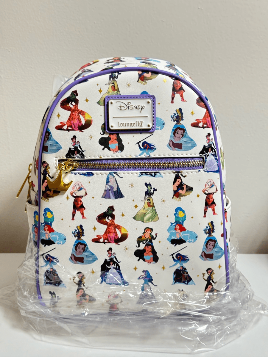 Loungefly Backpack Princess Dress Silhouettes Mini NWT Loungefly | Bags | Disney Loungefly Princess Dress  main image 2