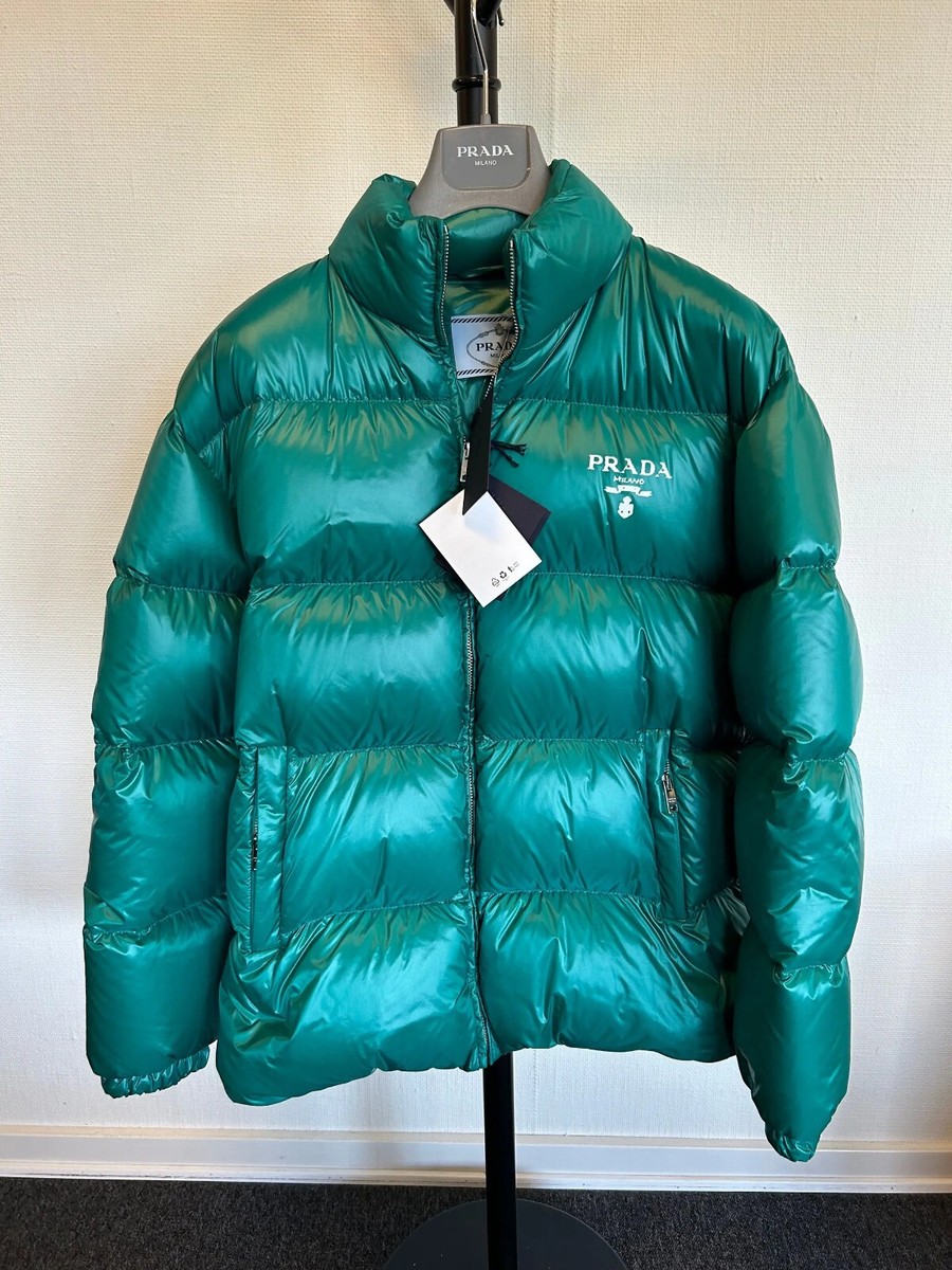 Prada нейлона логотип вниз куртки зеленый | eBay Prada нейлона логотип вниз куртки зеленый | eBay