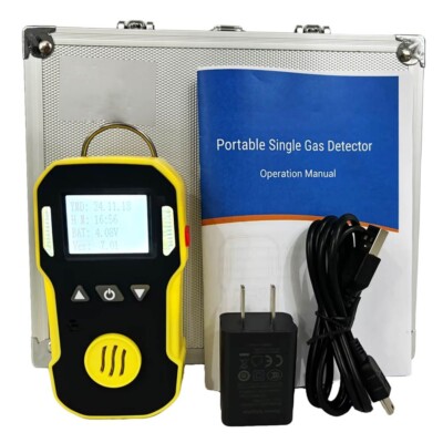 HCN Detectors Hydrocyanic Acid Gas Leak Detector with Range 0-50ppm Water-proof