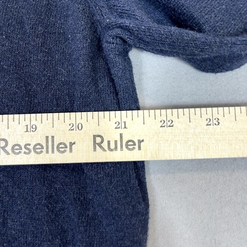 Eddie Bauer Sweater Mens Large Blue V Neck Pullover Long Sleeve Knit Outdoors - Picture 8 of 13