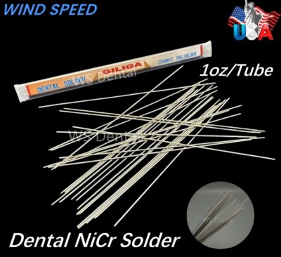 Dental Solder NiCr Alloy High Temperature Welding Rod For PFM Soldering 1oz/Tube