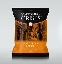 Yorkshire Crisps Worcester Sauce 24 x 40g