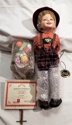 Rare ERROR Gloria Livy Artisan Collection ''A rich harvest'' 1995 doll
