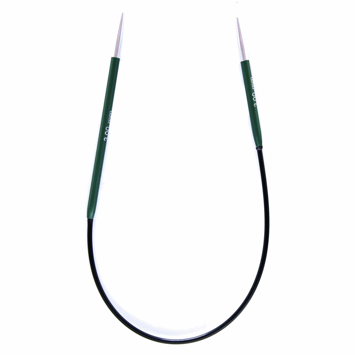 KnitPro Zing Fixed Circular Needles Asymmetrical 10" (25cm) | Size 3.00mm - Image 2