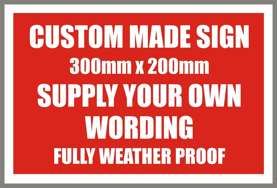 PALIGHT CUSTOM MADE SIGN - Choice of Colours - Social Distance, Sanitise, Self Isolation