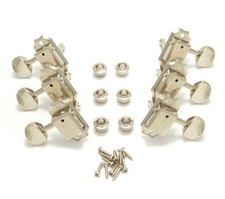 133N Grover Nickel Round Button Vintage 3 3 Sta-Tite Tuners