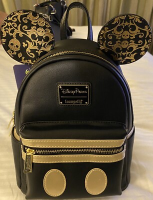 Disney 50th Anniversary Loungefly Pirates of Caribbean Backpack MMMA Mickey Mouse Main Attraction Loungefly Mini Backpack Pirates  main image 3
