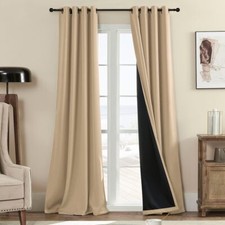 100 blackout curtains, living room curtains, insulated bedroom curtains