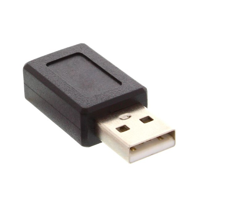 INL Adattatore USB 2.0 A maschio / Mini B femmina 5pin