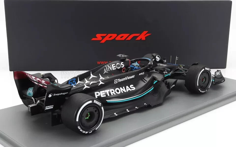Spark 2023 MERCEDES GP F1 W14 PETRONAS SEASON RUSSEL #63 w