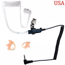 Tactical Police 2.5mm Earpiece w/ Acoustic Tube for Radio Speaker Microphone