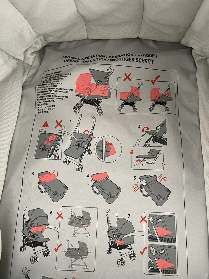 Насадка для коляски коляски MacLaren черный цвет с серой внутренней оболочкой - Изображение 3 из 4