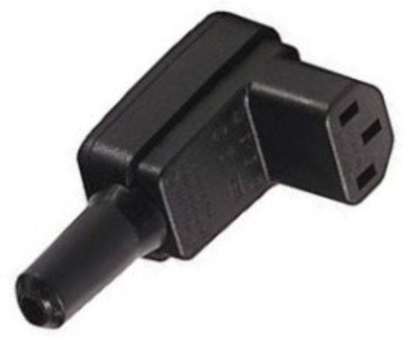 Presa Tripolare VDE Volante 90° 10A Con Guidacavo Presa Tripolare C13 Ad Angolo - Foto 13