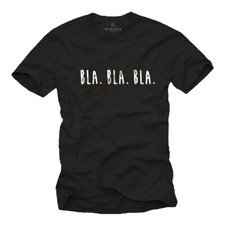 Divertida camiseta de hombre con BLA BLA BLA - Divertida camiseta de hombre