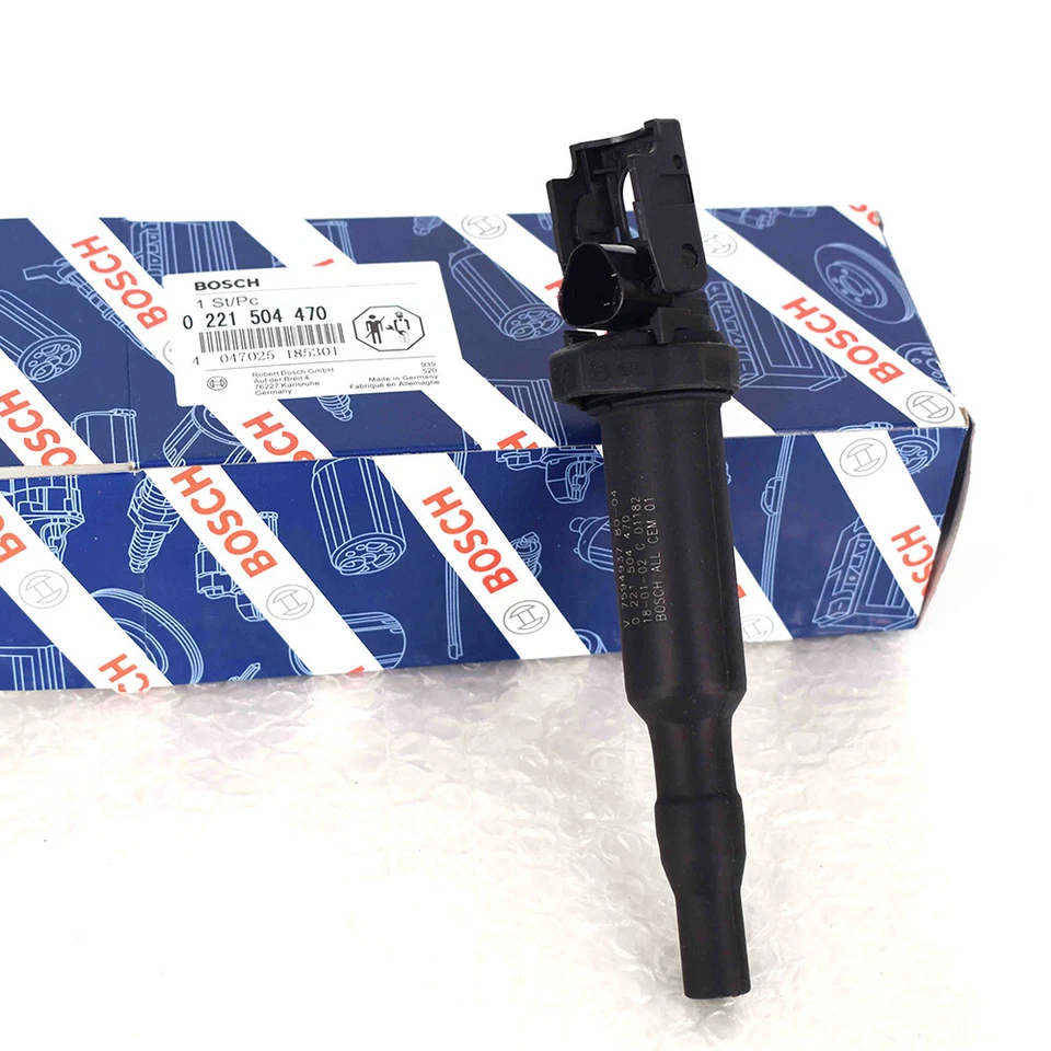 For BMW Ignition Coil 6 Packs Updated W/ Connector Boot Genuine Bosch 0221504470 - Image 3 of 4