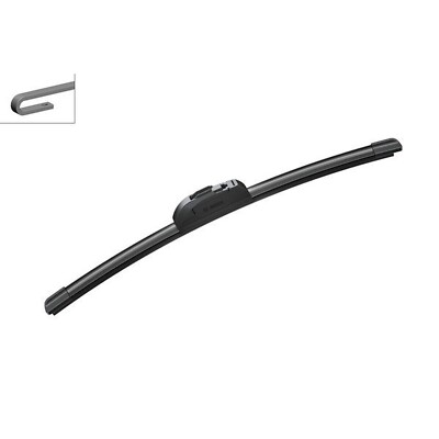 Bosch AeroTwin Retrofit Front Flat Windscreen Wiper Blade 40cm J-Hook Arm AR16U