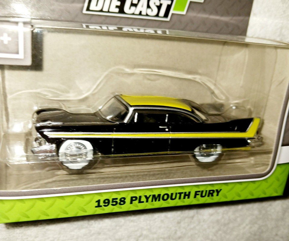 Voiture Miniature Denver Die Cast Plymouth Fury 1958 Rose - Échelle 1:48 - Réf. 279-9236