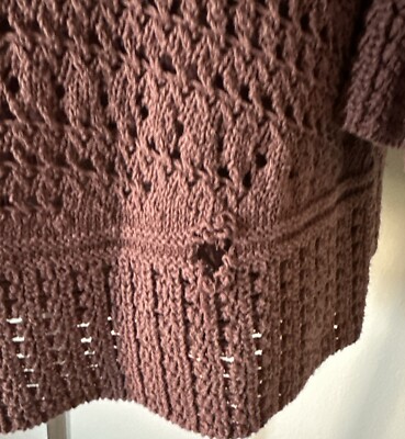 knee length dresses for ladies RATTAN HAND CROCHET MINI DRESS