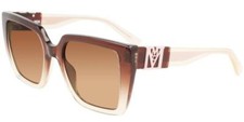 NEW MCM 723S 211 Crystal Brown  Beige Sunglasses with Brown Lenses  MCM Case