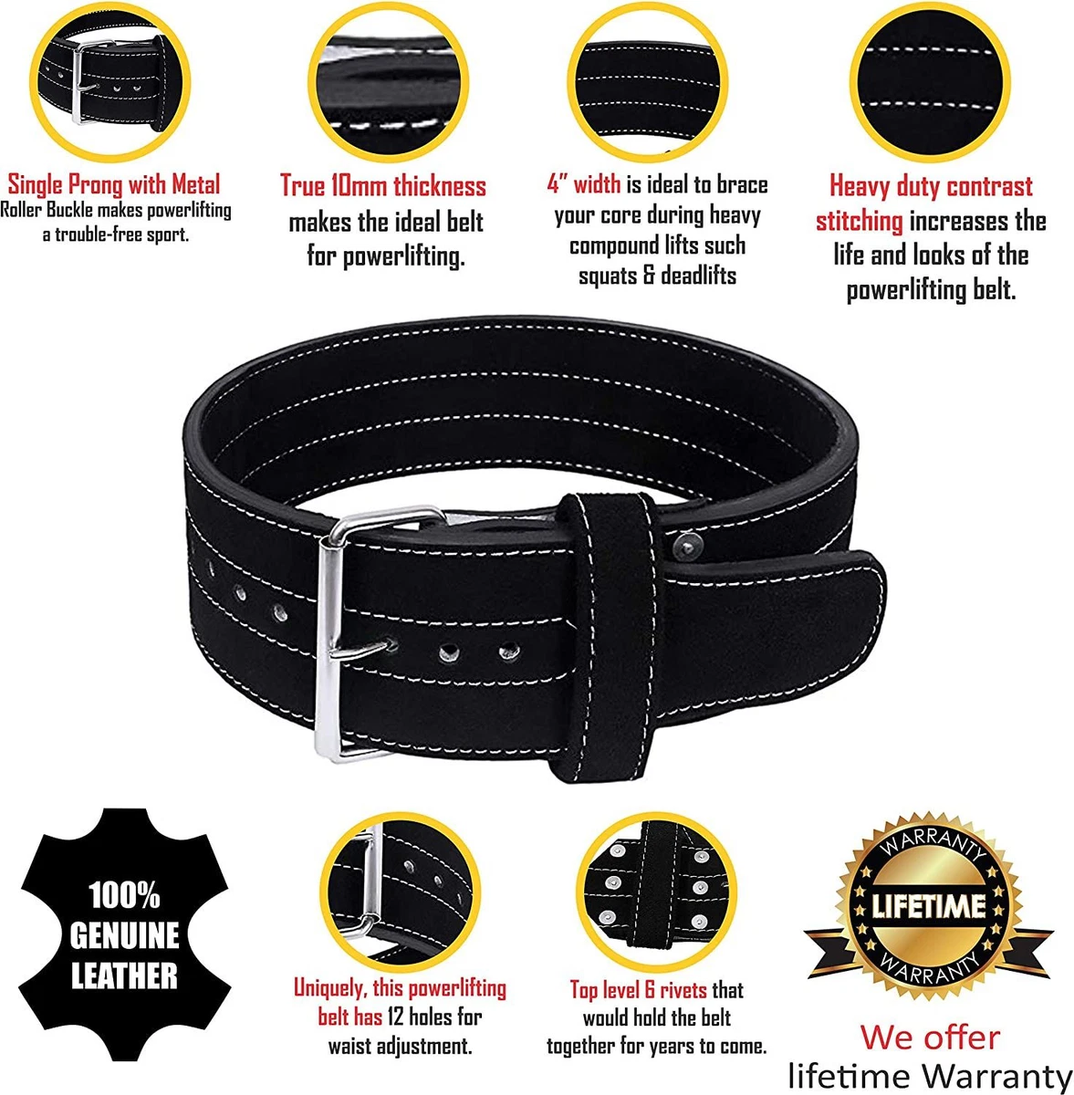 Single prong weight lifting cheap belt
