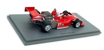 Spark S7275 March 761B #37 Belgium GP 1977 - Arturo Merzario 1/43