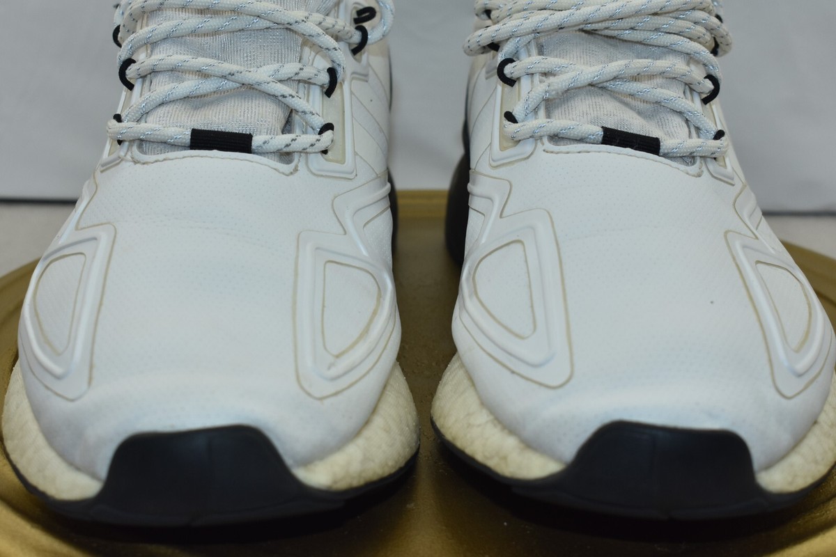 シューズ XXL Adidas Originals ZX 2K Men's Shoes Size 11.5 Boost Low White