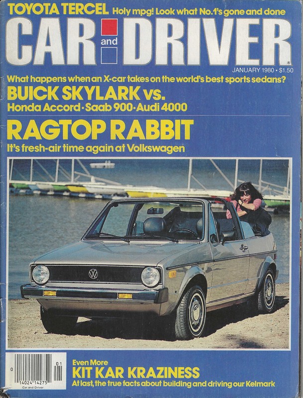 Car And Driver Magazine Buick Skylark January 1980