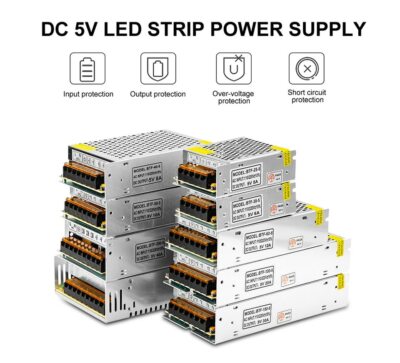 AC 110V TO DC 5V 10A 72A Switch LED Power Supply Transformers Adapter for LED US