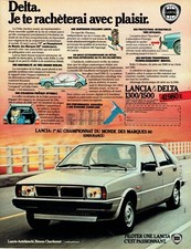 Publicité Advertising 079  1981  Lancia Autobianchi chardonnet  la Delta