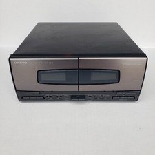 Onkyo K-W30 Stereo Dual Cassette Tape Deck - Parts Only Needs Repair New Belts 
