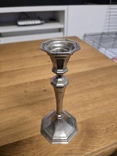 Kerzenst&auml;nder versilbert 20cm hoch mit Gebrauchsspuren